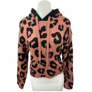 Victoria's Secret Pink Boyfriend
Cropped Leopard Pullover Sweater